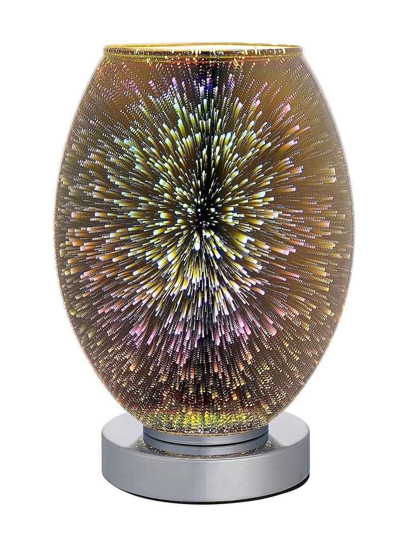 Gallery Home Sarah Touch Table Lamp holographic glass 24cm - British product