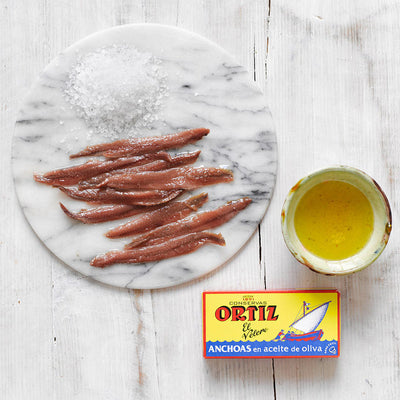 Costco UK Brindisa Ortiz Spanish Anchovy Fillets in Olive Oil 12 x 475g 12 Pack- Buy online at McGrocer