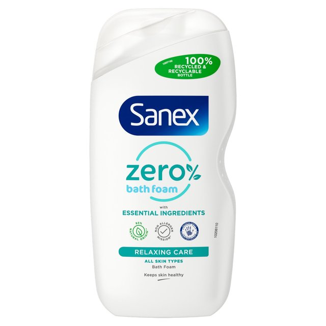 Sanex Zero % Normal Skin Bubble Bath Cream   450ml GOODS M&S   