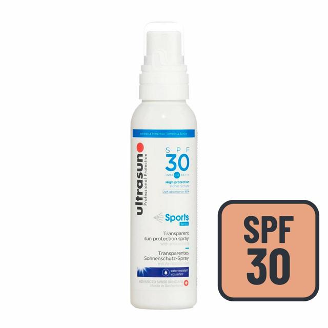 Ultrasun SPF 30 Sports Spray Sunscreen   150ml GOODS M&S   