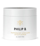 Philip B Peppermint Avocado Scalp Scrub 236ml, imported from the UK