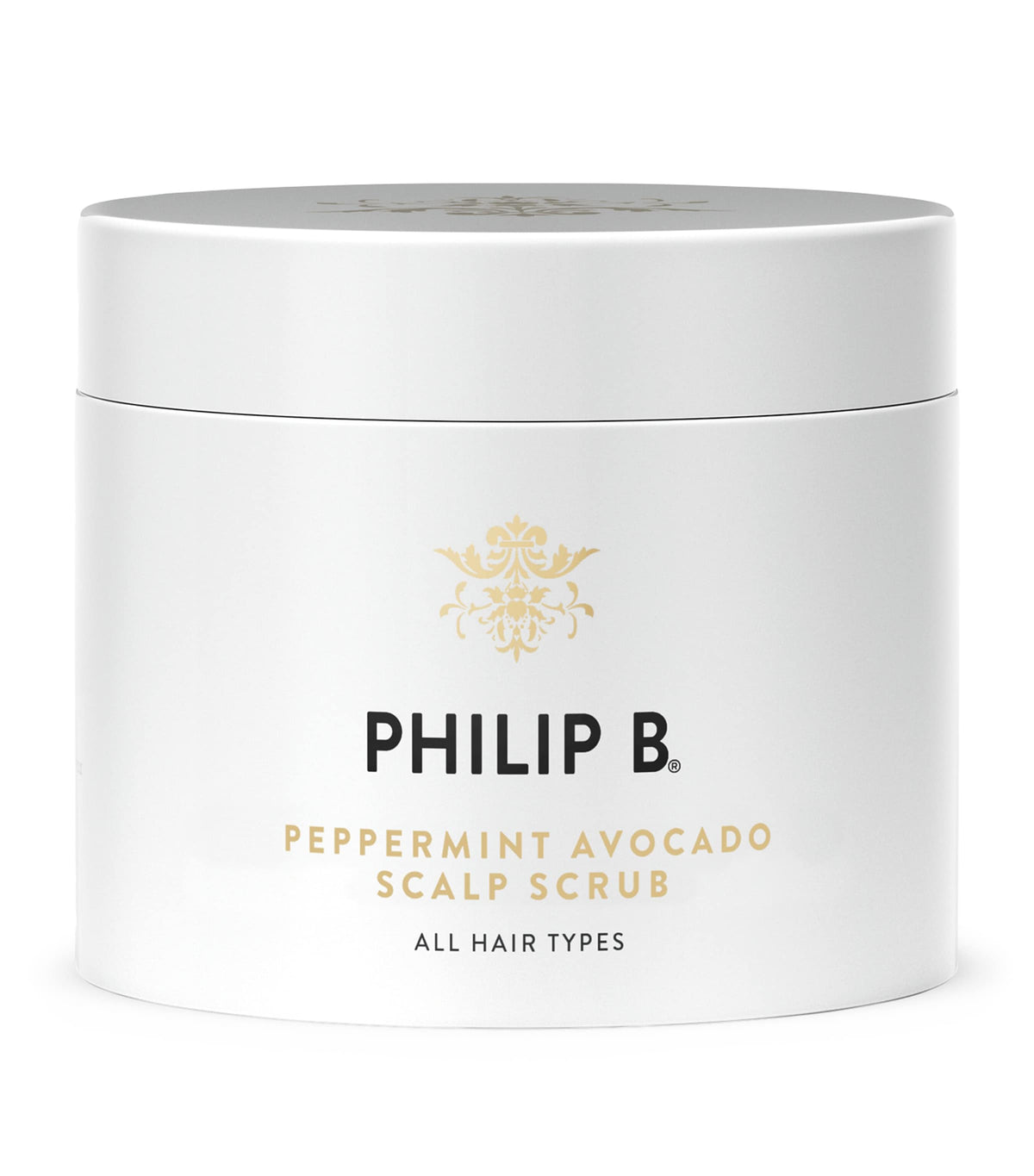 Philip B Peppermint Avocado Scalp Scrub 236ml, imported from the UK