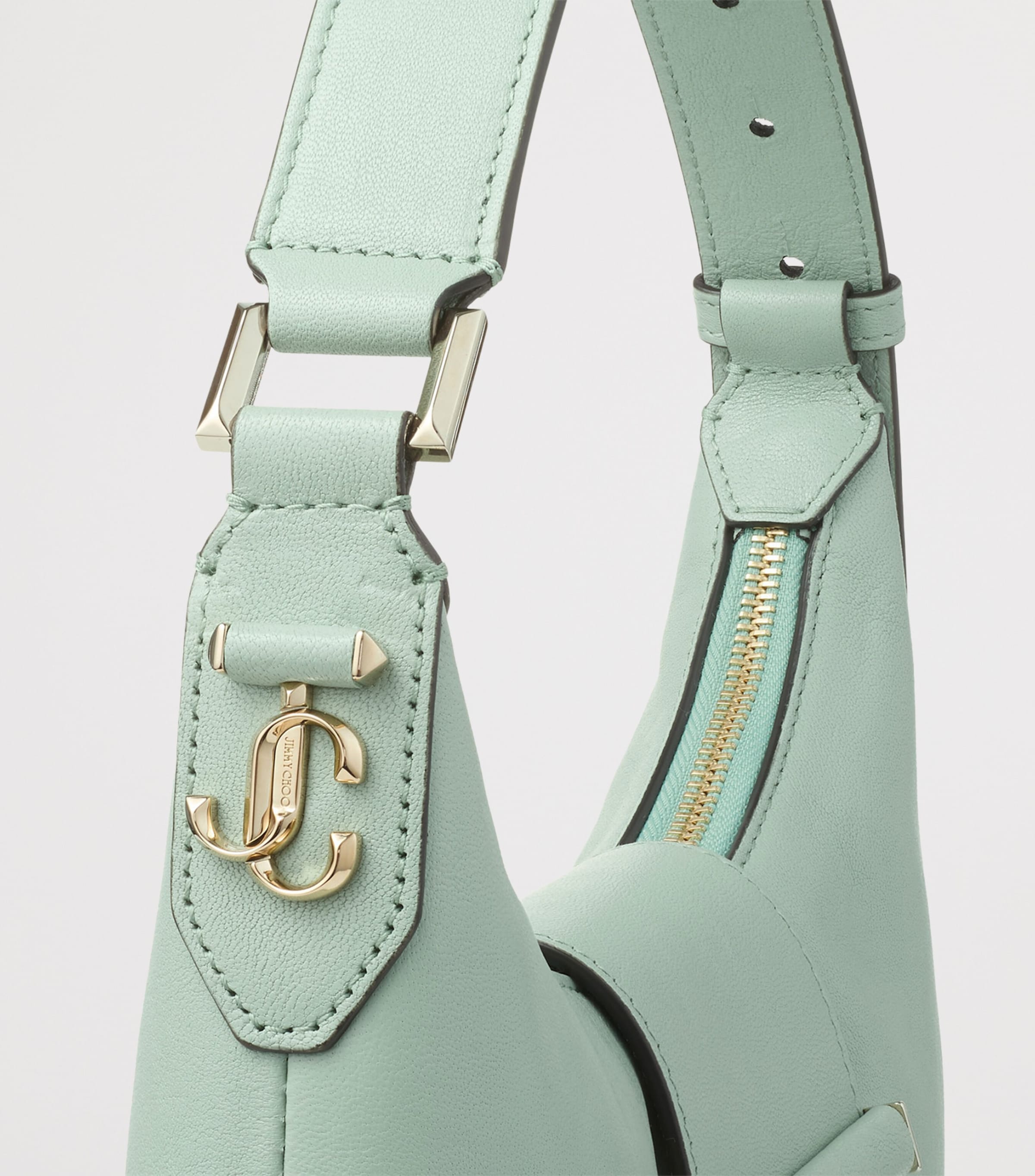 Jimmy Choo Small Bar leather shoulder bag (British brand)
