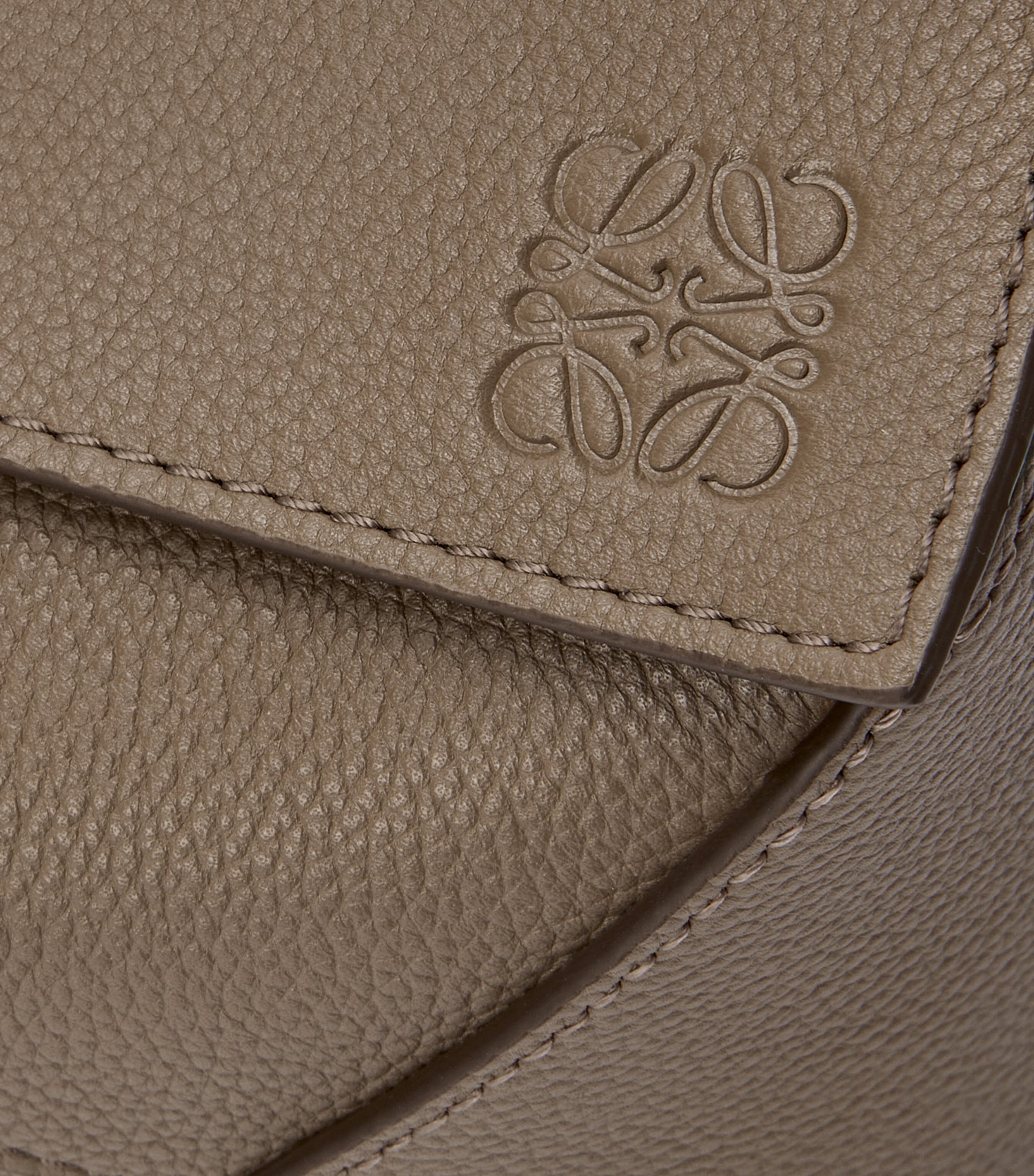 LOEWE small leather Puzzle Edge top-handle bag (British brand)