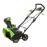 Greenworks 40V (4Ah) 51cm Hand-Propelled Cordless Snow Thrower with 2 x 4Ah Batteries and 40V Charger GOODS Costco UK