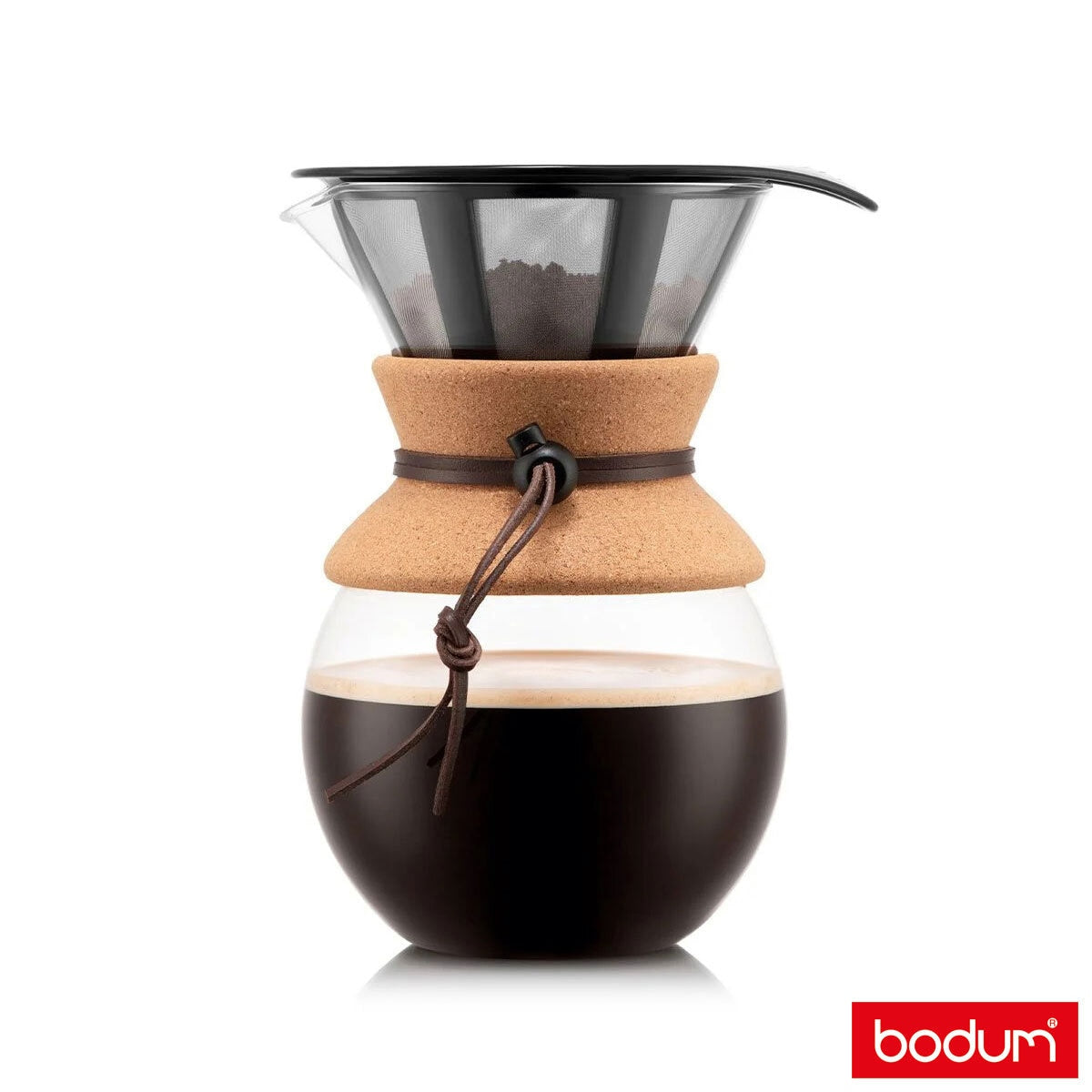 Bodum pour over coffee maker with permanent filter 1L - British product