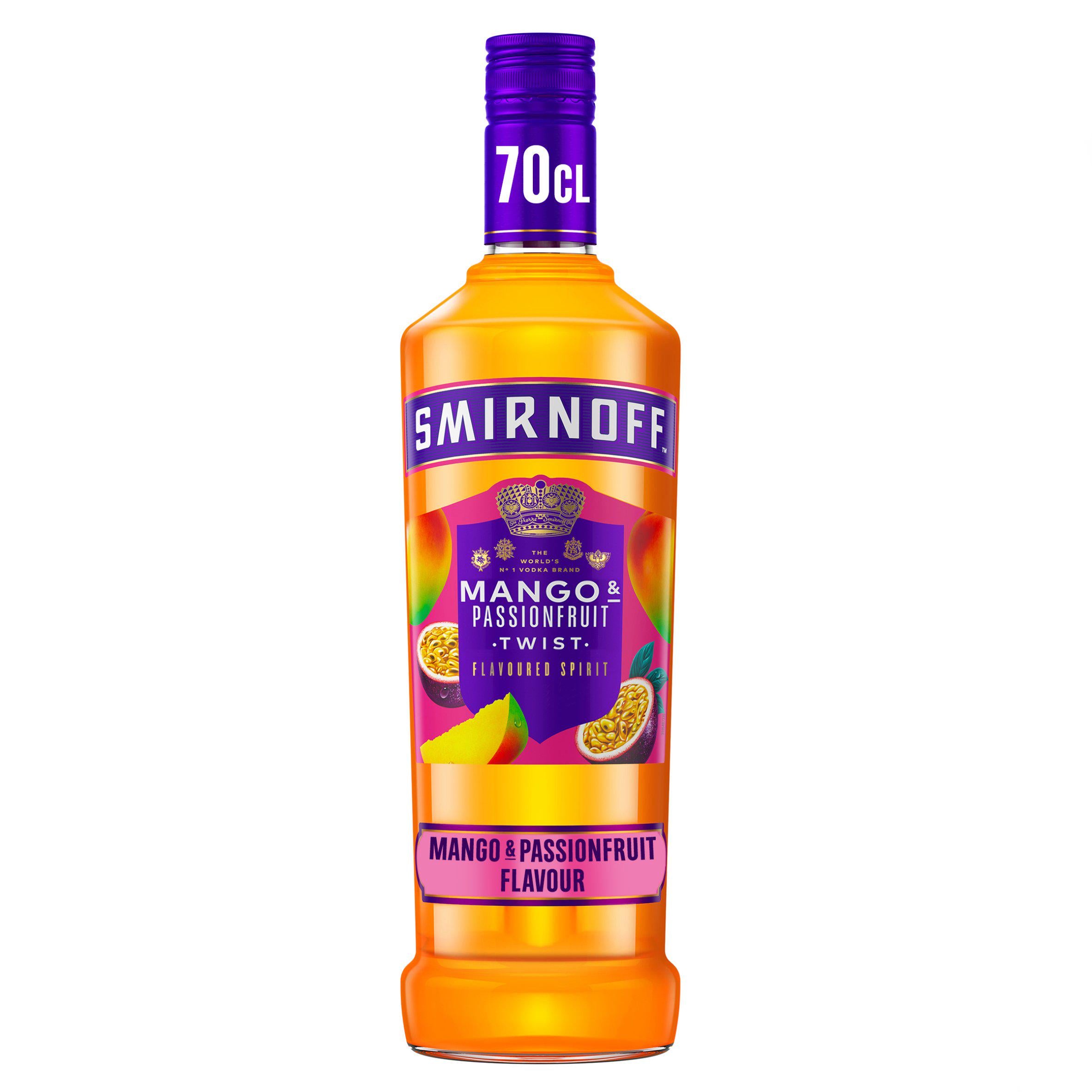 Smirnoff Mango & Passionfruit Twist Flavoured Vodka 70cl GOODS Sainsburys   