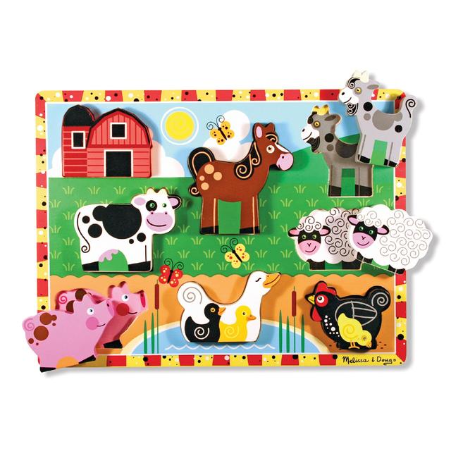 Melissa & Doug Farm Chunky Puzzle