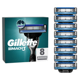 Gillette Mach 3 Razor Blades x8 men's razors & blades Sainsburys   