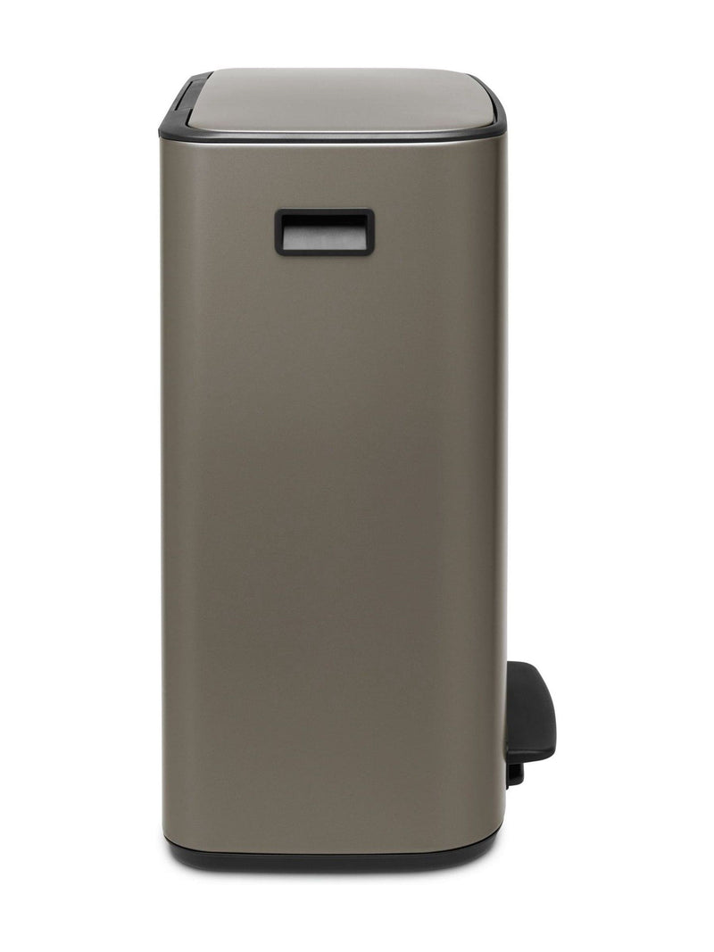 Brabantia Platinum Bo pedal bin 60L - British product