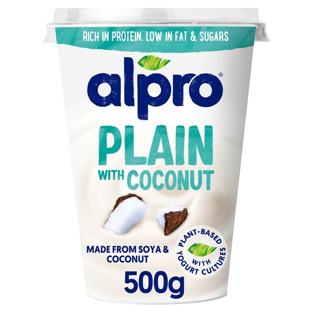 Alpro Plain With Coconut Yoghurt Alternative   500g GOODS M&S   