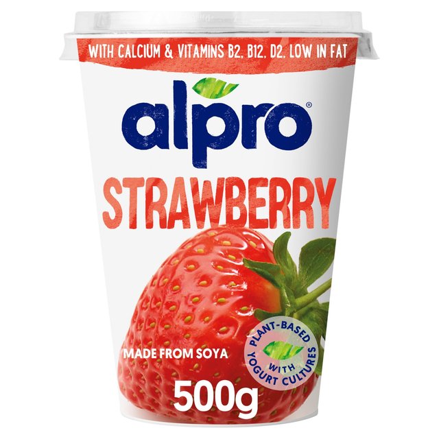 Alpro Strawberry Yoghurt Alternative   500g GOODS M&S   