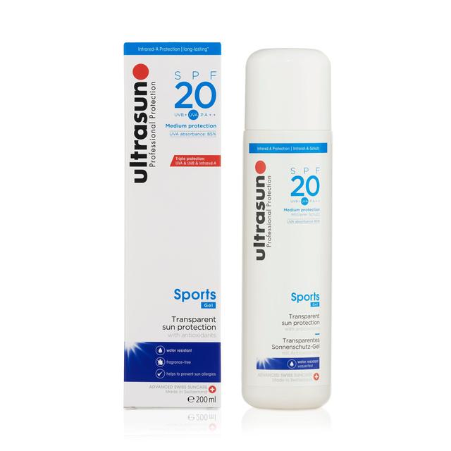 Ultrasun SPF 20 Sports Gel Sunscreen   200ml GOODS M&S   