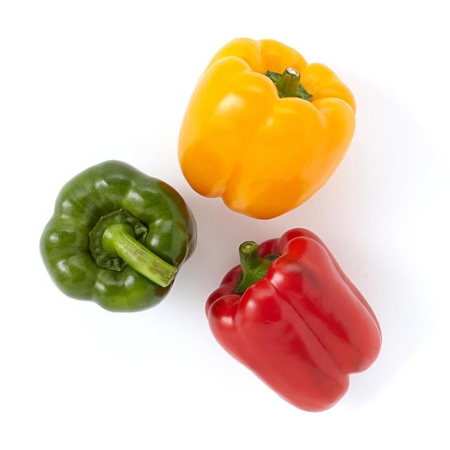 Wholegood Organic Mixed Peppers   3 per pack GOODS M&S   