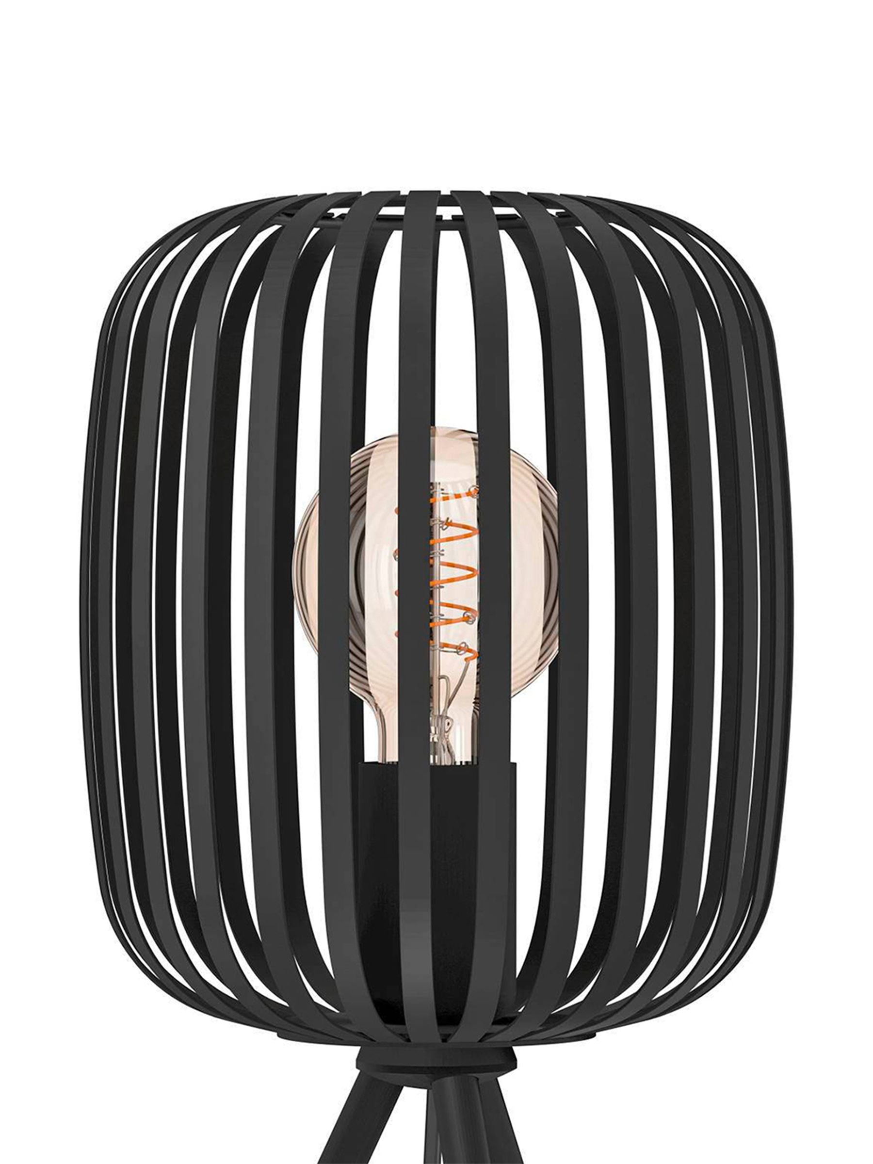 Eglo Black Romazzina modern table lamp, imported from the UK