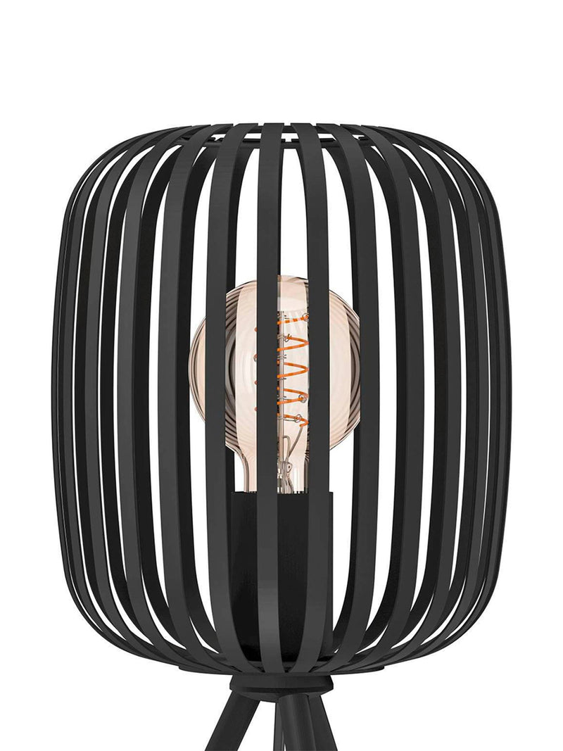Eglo Black Romazzina modern table lamp, imported from the UK