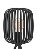 Eglo Black Romazzina modern table lamp, imported from the UK