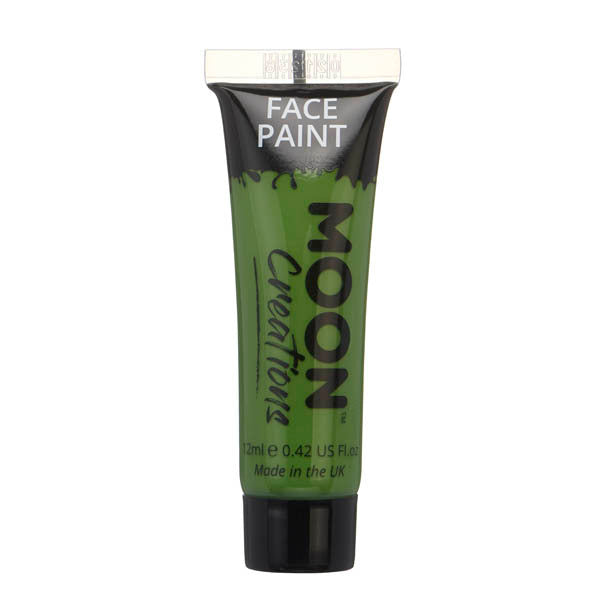 Moon Creations Face Paint Green, imported from the UK