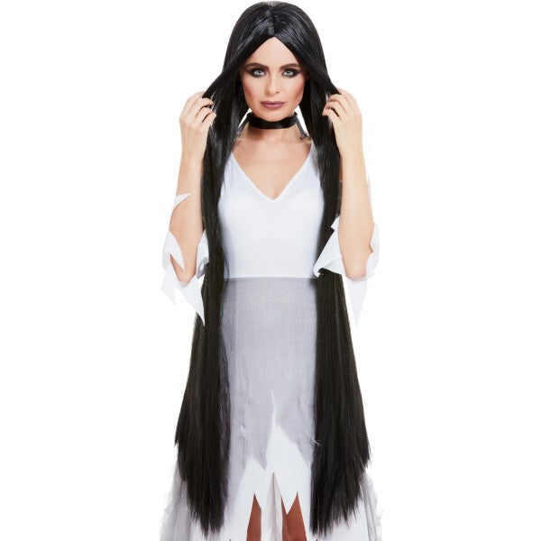 Smiffys witch wig extra long 120cm (British brand)