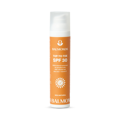 Balmonds Kopf-bis-Fuß Lichtschutzfaktor30 Natürliche Mineralische Sonnencreme 100ml