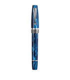 Montegrappa sterling silver-trim rollerball pen, 14cm height, imported from the UK