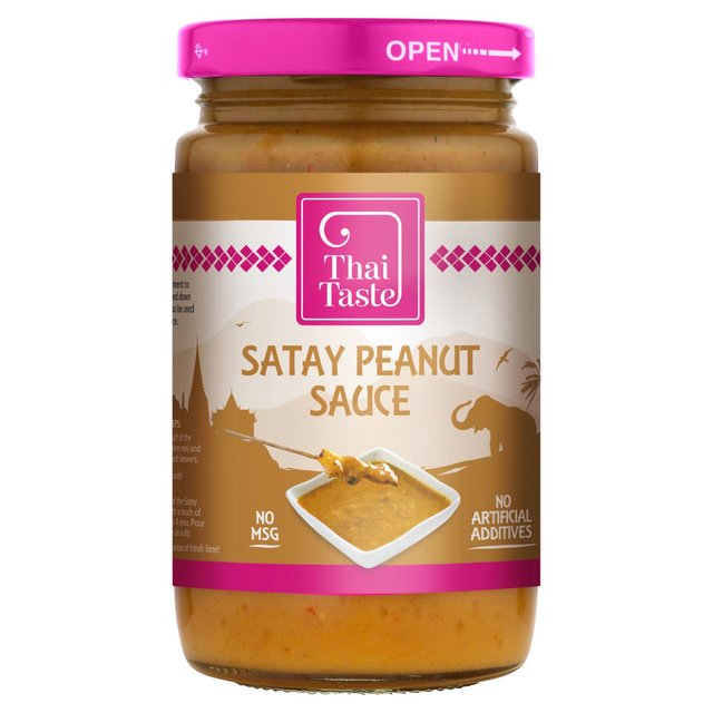 Thai Taste Satay Peanut Sauce   200ml GOODS M&S   