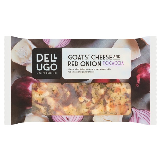 Dell'Ugo Goats Cheese & Red Onion Focaccia   205g