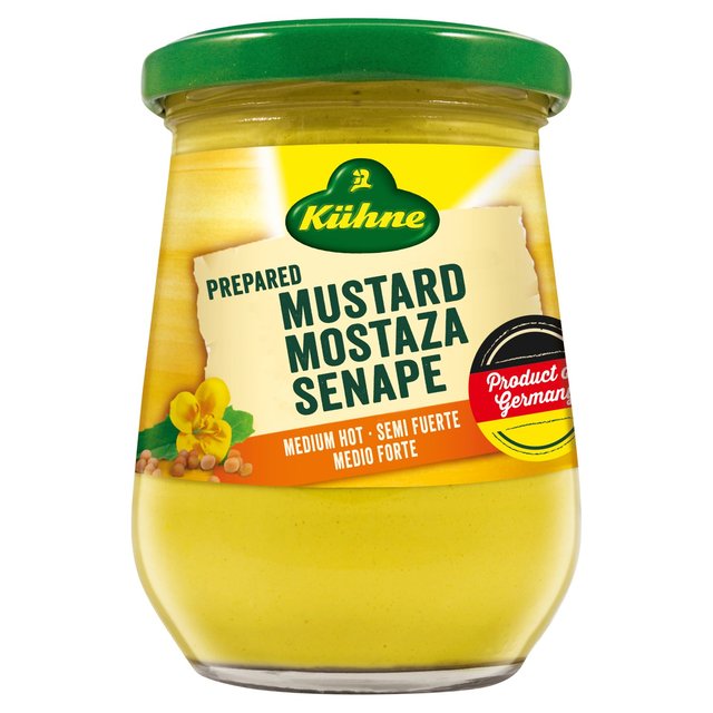 Kuhne Medium Hot German Mustard   250ml