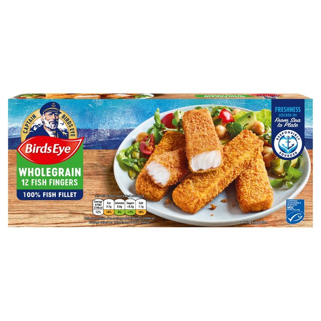 Birds Eye 12 MSC Breaded Wholegrain Fish Fingers   360g GOODS M&S   