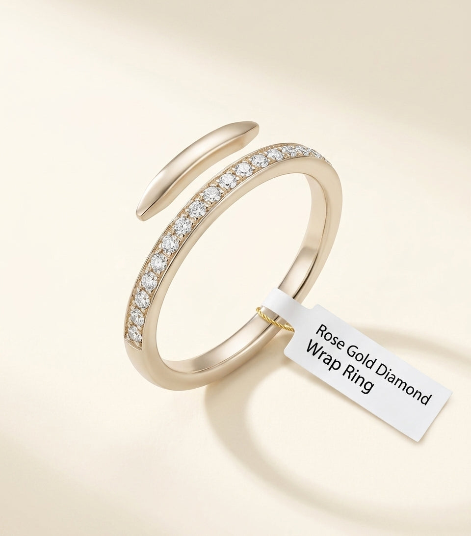 Cartier Juste un Clou rose gold diamond ring, UK version