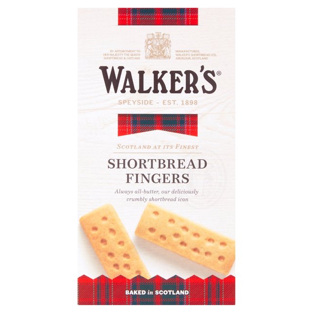 Walkers Pure Butter Shortbread Fingers   160g