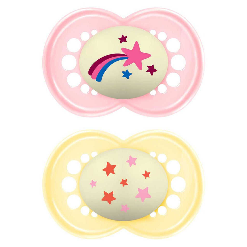 MAM 6+m Night Soother – Pink