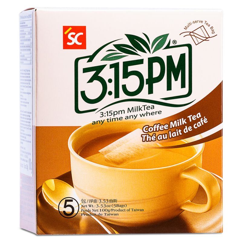 3:15pm coffee milk tea classic Hong Kong style, imported from the UK