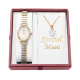 Limit ladies watch necklace set with Special Mum engraving (British brand)