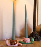 Laetitia Rouget ceramic snail candle holders set of 2, UK version