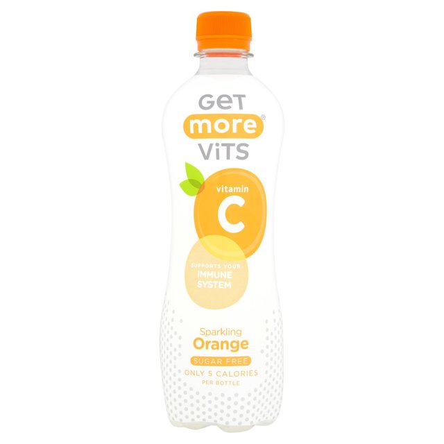 Get More Sparkling Vitamin C Water Orange   500ml