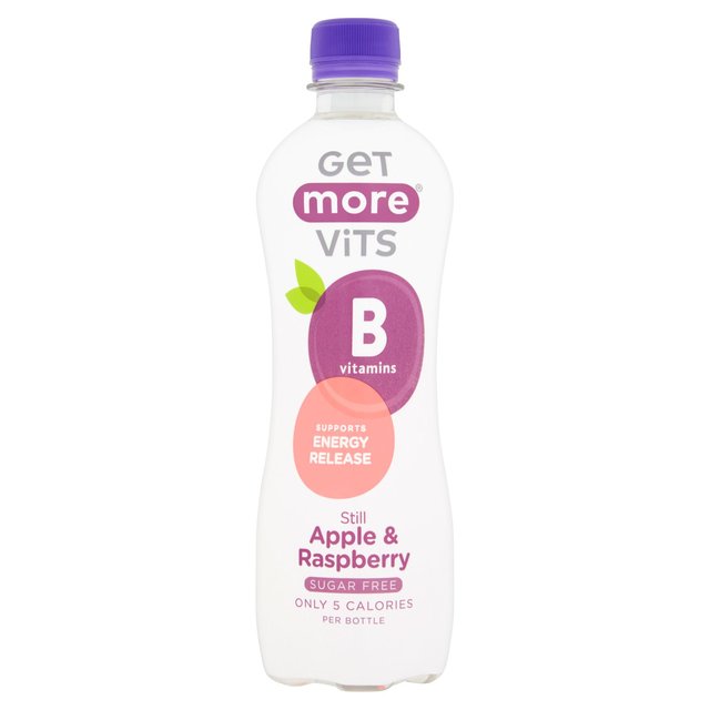 Get More Still B Vitamins Water Apple & Raspberry   500ml