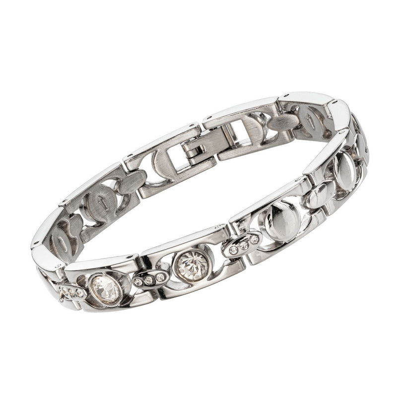 Limit ladies silver watch set with bracelet and pendant, UK version