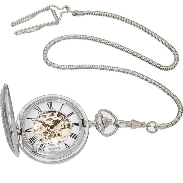 Sekonda Classique men's pocket watch 42mm - British product