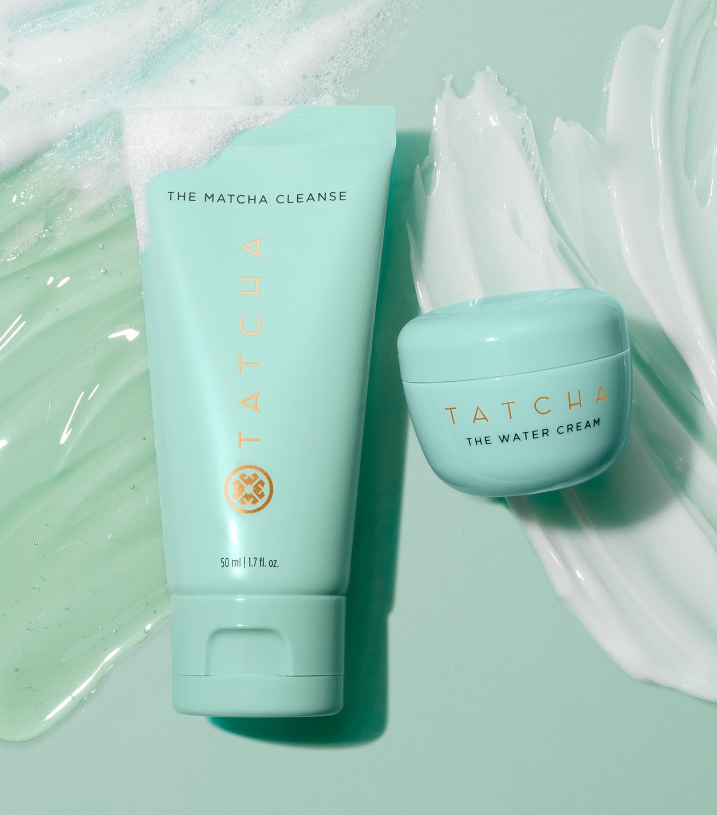 Tatcha cleanser and toner set (British brand)