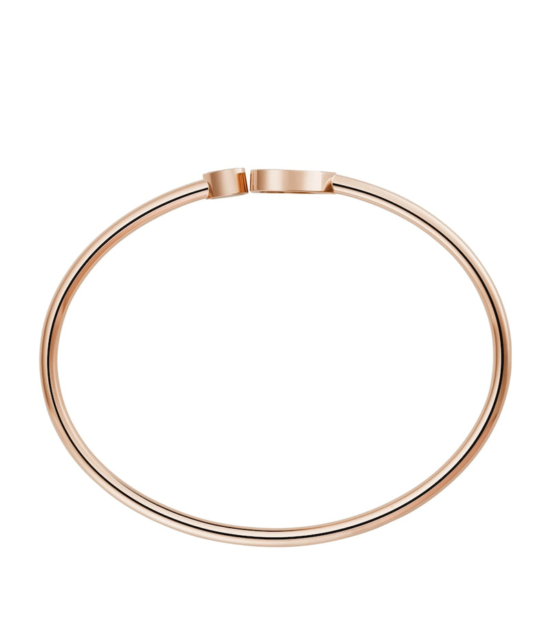 Chopard rose gold diamond bangle (British brand)