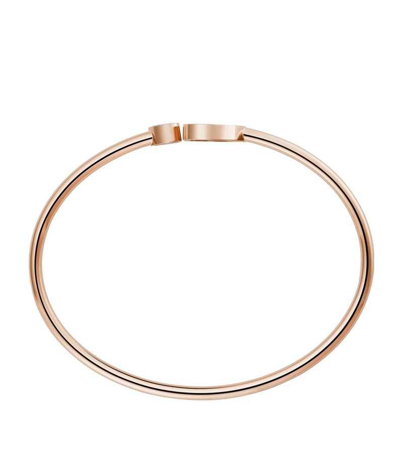 Chopard rose gold diamond bangle (British brand)