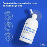 Dermz Healpsorin body wash 500ml, imported from the UK