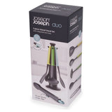 Joseph Joseph 5 piece cooking utensil set with stand, UK version