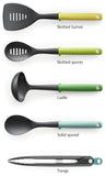Joseph Joseph 5 piece cooking utensil set with stand, UK version