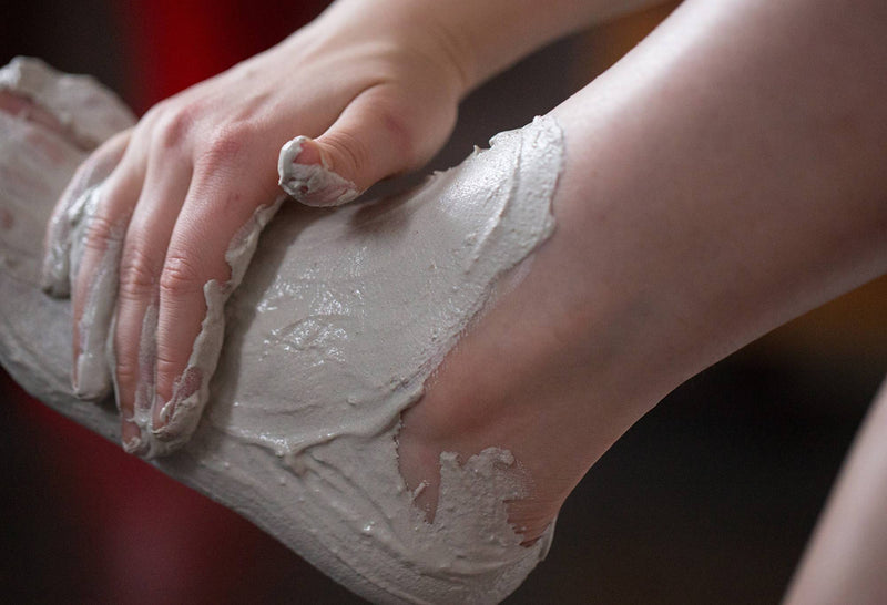 Lush Volcano foot mask for dry skin, imported from the UK