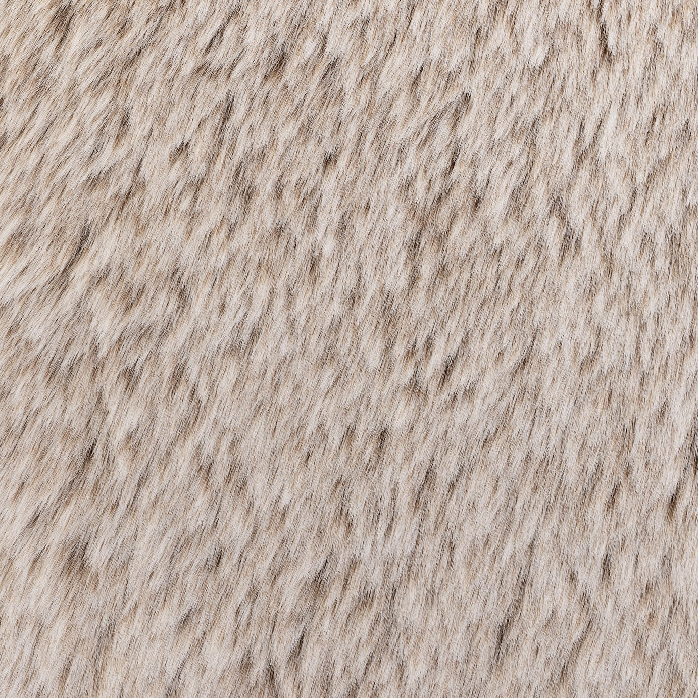 Habitat brown faux fur cushion 43x43cm, UK version