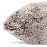 Habitat brown faux fur cushion 43x43cm, UK version