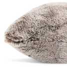 Habitat brown faux fur cushion 43x43cm, UK version