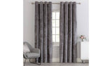 Argos Home Charcoal Eyelet Curtains 229x229cm - British product